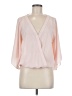 Veronica M. Pink 3/4 Sleeve Blouse Size M - photo 1
