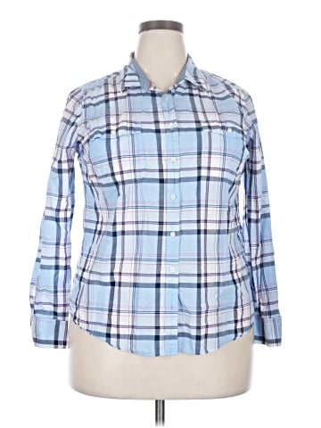 St. John's Bay Long Sleeve Button-Down Shirt (view 1)