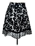 Apt. 9 100% Cotton Paisley Black Casual Skirt Size 6 - photo 1