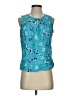 St. John's Bay 100% Rayon Teal Sleeveless Blouse Size S (petite) - photo 1