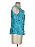 St. John's Bay 100% Rayon Teal Sleeveless Blouse Size S (petite) - photo 4