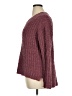 Bobeau Tweed Burgundy Pullover Sweater Size XL - photo 5