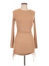 Rumors Solid Tan Casual Dress Size 10 - photo 1
