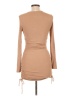 Rumors Solid Tan Casual Dress Size 10 - photo 2