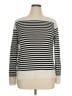 Ann Taylor LOFT 100% Cotton Stripes White Pullover Sweater Size XL - photo 1