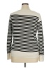 Ann Taylor LOFT 100% Cotton Stripes White Pullover Sweater Size XL - photo 2
