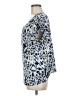 West Kei Silver Short Sleeve Blouse Size L - photo 5