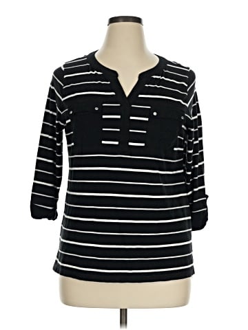 Croft & Barrow 3/4 Sleeve Top (view 1)