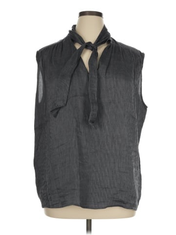 Harshman Sleeveless Silk Top (view 1)