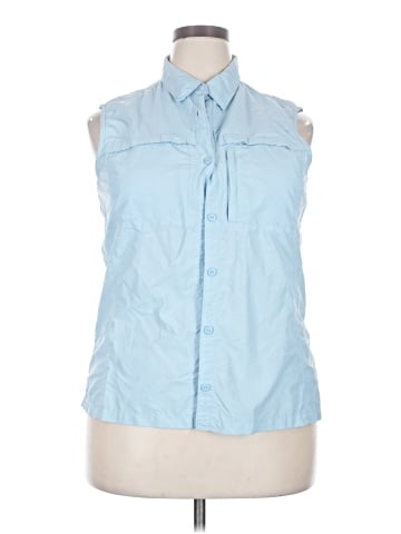 L.L.Bean Sleeveless Button-Down Shirt (view 1)
