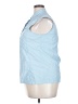 L.L.Bean Blue Sleeveless Button-Down Shirt Size XL - photo 5