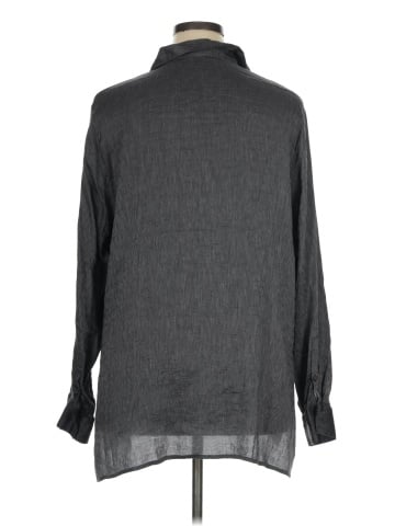 Harshman Long Sleeve Silk Top (view 2)