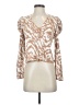 Nine West Animal Print Tan Cardigan Size S - photo 1