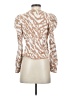 Nine West Animal Print Tan Cardigan Size S - photo 2