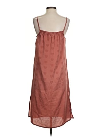 Madewell Heart Jacquard Side-Button Pajama Dress (view 2)