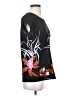DKNY Black Short Sleeve Silk Top Size P (petite) - photo 4