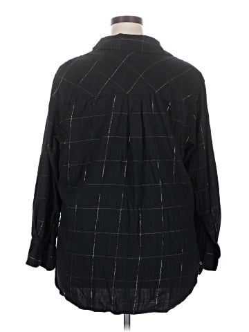 Lane Bryant 3/4 Sleeve Button-Down Shirt (view 2)