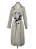 Boden Gray Trenchcoat Size 4 (petite) - photo 1