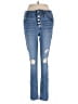 Gap Hearts Blue Jeans Size 6 - photo 1