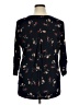 Beacon Black 3/4 Sleeve Blouse Size 1X - photo 2