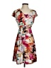 New Directions Print Brown Casual Dress Size S (petite) - photo 1