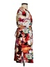 New Directions Print Brown Casual Dress Size S (petite) - photo 4
