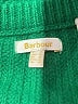 Barbour Solid Green Wool Pullover Sweater Size 10 - photo 7