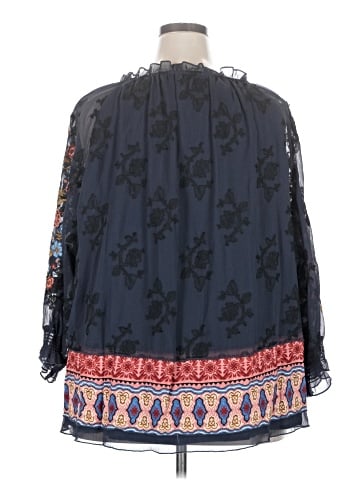 John Mark 3/4 Sleeve Blouse (view 2)