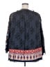 John Mark 100% Polyester Blue 3/4 Sleeve Blouse Size 2X - photo 2