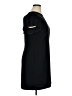 Ann Taylor 100% Polyester Solid Black Casual Dress Size 16 (petite) - photo 4