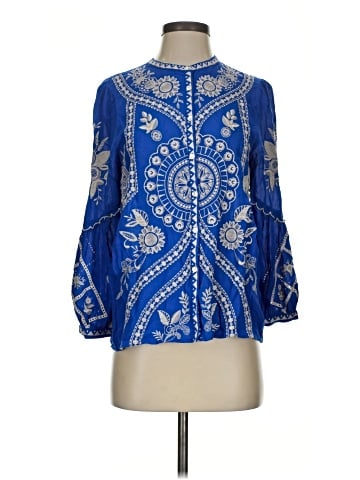 Johnny Was 3/4 Sleeve Blouse (view 1)