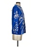 Johnny Was Blue 3/4 Sleeve Blouse Size XS - photo 4