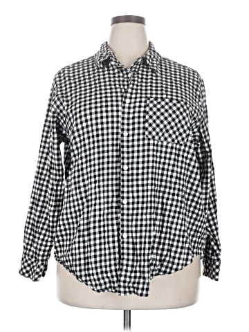 Lane Bryant Long Sleeve Button-Down Shirt (view 1)