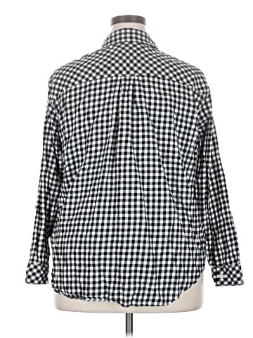 Lane Bryant Long Sleeve Button-Down Shirt (view 2)