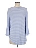 Allison Brittney 100% Cotton Blue 3/4 Sleeve Top Size M - photo 2