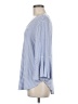 Allison Brittney 100% Cotton Blue 3/4 Sleeve Top Size M - photo 5