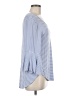Allison Brittney 100% Cotton Blue 3/4 Sleeve Top Size M - photo 4