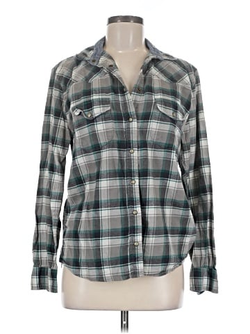 Jachs Girlfriend Long Sleeve Button-Down Shirt (view 1)