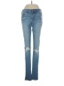 Hollister Hearts Blue Jeans Size 0 - photo 1