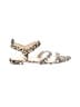 J.Crew Animal Print Ivory Sandals Size 12 - photo 1