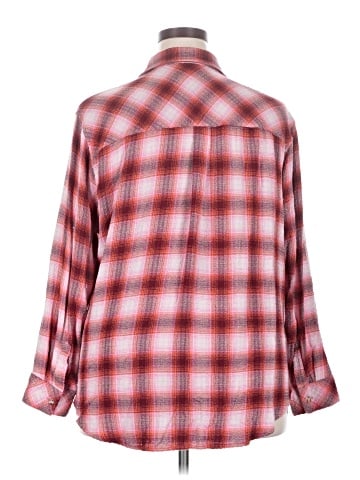 Lane Bryant Long Sleeve Button-Down Shirt (view 2)