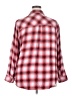 Lane Bryant Plaid Red Long Sleeve Button-Down Shirt Size 18 - 20 Plus - photo 2
