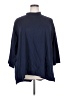 June + Vie Blue 3/4 Sleeve Top Size 2X - photo 1