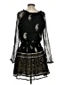 Assorted Brands 100% Viscose Paisley Black Cocktail Dress Size S - photo 2