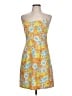 Roxy Print Orange Cocktail Dress Size L - photo 1