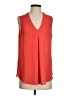 Rose + Olive 100% Polyester Red Sleeveless T-Shirt Size S - photo 1