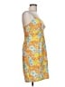 Roxy Print Orange Cocktail Dress Size L - photo 4