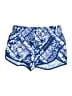 Danskin Now 100% Polyester Print Blue Shorts Size 4 - photo 1