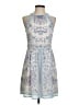 BCBGMAXAZRIA 100% Polyester Paisley Blue Cocktail Dress Size 4 - photo 1