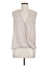 Chelsea28 100% Polyester Ivory Tan Sleeveless Blouse Size M - photo 1